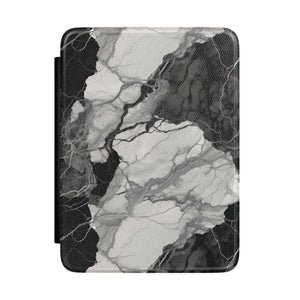 Black & White Marble Kindle Case