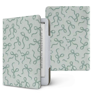Sage Bows Kindle case, printed front and back, fits Kindle Paperwhite 6.8 and 7 inch and Colorsoft