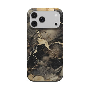 Black & Gold Marble Phone Case