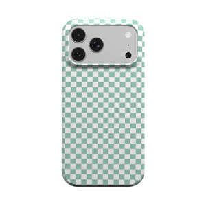 Sage Check Phone Case