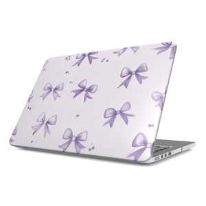 Lilac Bow MacBook Case