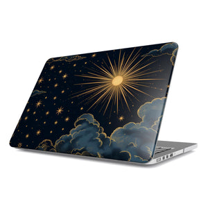 Vintage Celestial Sun MacBook Case