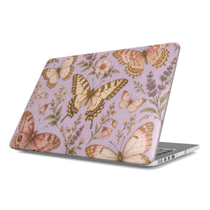 Lilac Butterfly MacBook Case