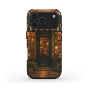 Bookshop at Dusk Phone Case