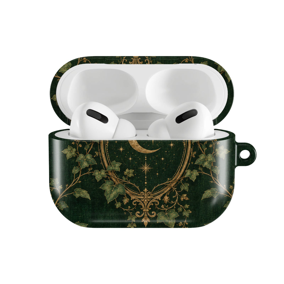 Ivy Bound Volume AirPods case — hard-shell earbuds cover, open front view