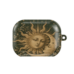 Sage Sun & Moon AirPods Case