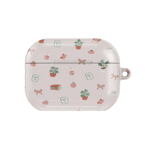 Cottage Bookish Doodle AirPods Case