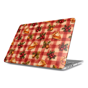 Cranberry Gingham MacBook Case