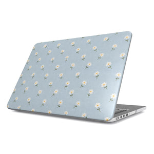 Ditsy Daisy Blue MacBook Case