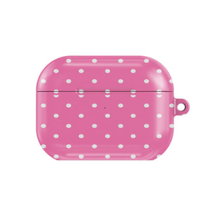 Candy Pink Polka Dot AirPods Case