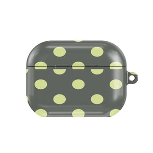 Slate & Lemon Polka Dot AirPods Case