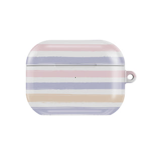 Pastel Brushstroke Stripe AirPods Case
