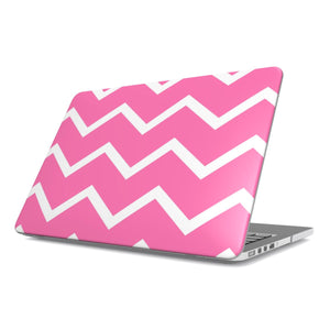Pink Chevron MacBook Case