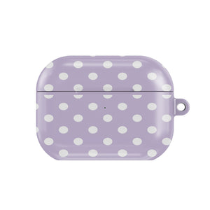 Lilac Polka Dot AirPods Case
