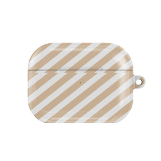 Cowhide Bow AirPods case — coquette western, closed front view