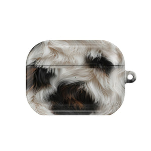 Black Cowhide AirPods Case