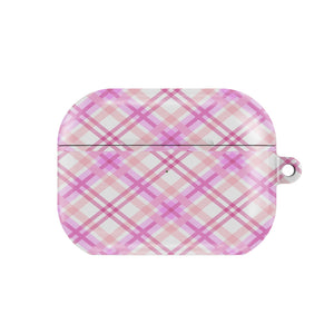 Rose Plaid AirPods Case
