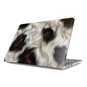 Black Cowhide MacBook Case