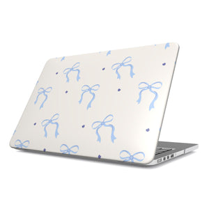 Blue Bow MacBook Case