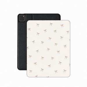 Taupe Bows iPad Case