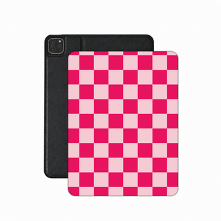 Cherry Checkerboard iPad case — cherry checkerboard