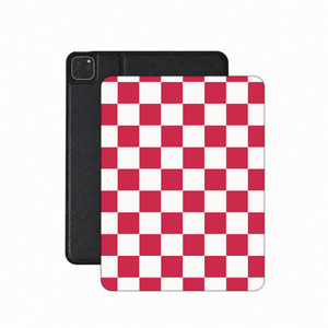 Red & White Checkerboard iPad Case