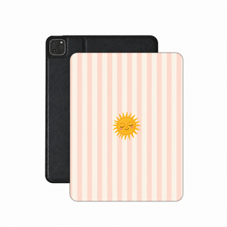 Sunshine Stripe iPad case — cute sun