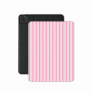 Pink Candy Stripe iPad Case