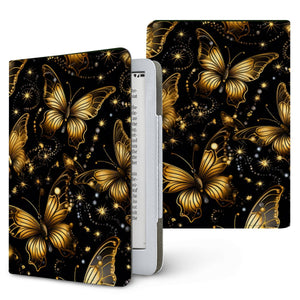 Starlit Gold Butterfly Kindle Case