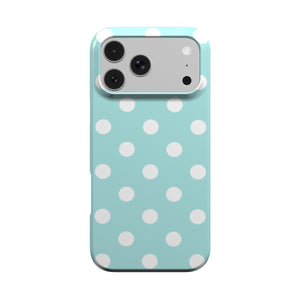 Aqua Polka Dot Phone Case