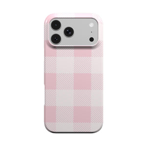 Blush Buffalo Check Phone Case
