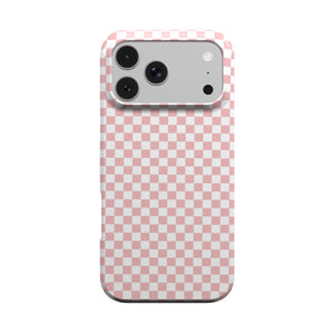 Blush Check Phone Case