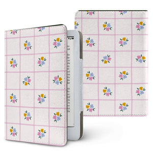 Ditsy Floral Check Kindle Case