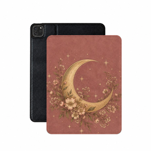 Dusty Rose Crescent Moon iPad Case