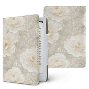 Cream Peony Kindle Case