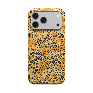 Golden Cheetah phone case – MagSafe iPhone case, front view