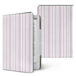 Blush Ticking Stripe Kindle Case