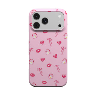 Lips & Bows phone case – MagSafe iPhone case, front view