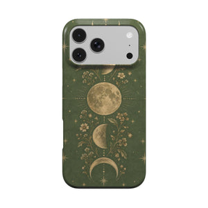 Moss Moon Phases Phone Case