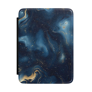 Navy & Gold Marble Kindle Case