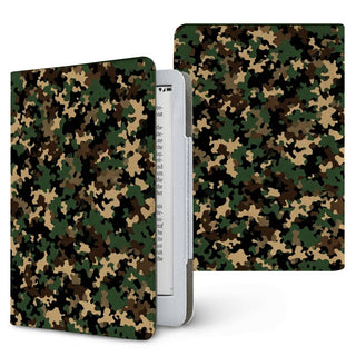 Field Camo Kindle case — camo, printed front and back