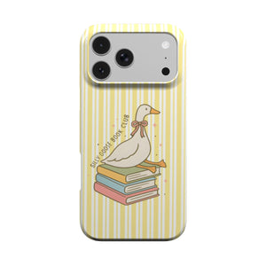 Reading Goose Phone Case