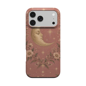 Rose Crescent Moon Phone Case