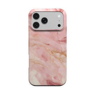 Rose Marble phone case – MagSafe iPhone case, front view