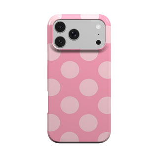 Rose Polka Dot phone case – MagSafe iPhone case, front view
