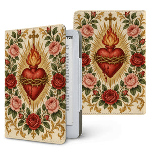 Sacred Heart & Roses Kindle Case