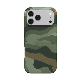 Sage Camo phone case – MagSafe iPhone case, front view
