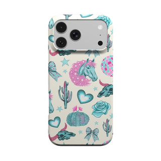 Turquoise Rodeo phone case – MagSafe iPhone case, front view