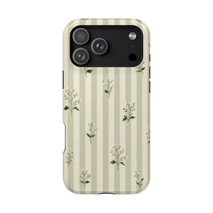 Wildflower Stripe Phone Case — MagSafe Compatible