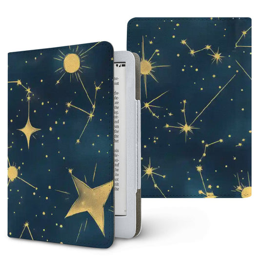 Celestial Star Chart Kindle case, printed front and back, fits Kindle Paperwhite 6.8 and 7 inch and Colorsoft